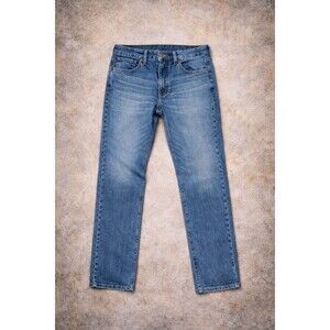 Levi’s 504 Jeans Men’s 36x30 Straight Fit Medium Wash Whisker Fade